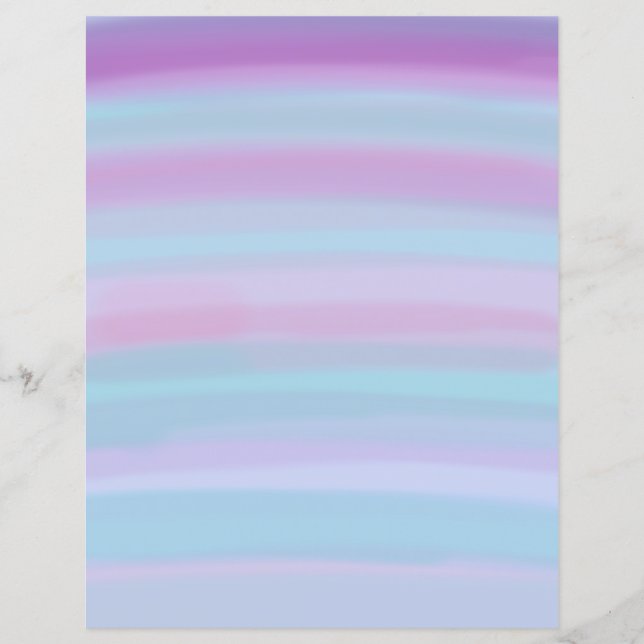 Colorful Painted Purple Scrapbooking Paper (Front)