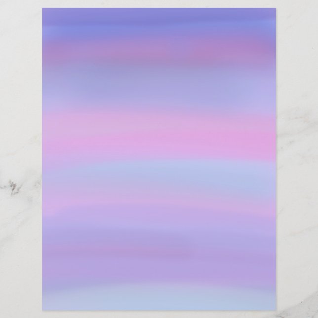 Colorful Painted Purple Scrapbooking Paper (Front)