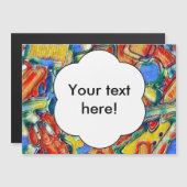 Colorful painted shapes (Front/Back)
