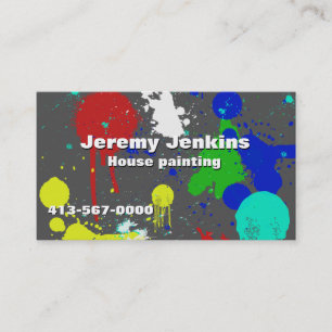 Colorful Painters Business Card