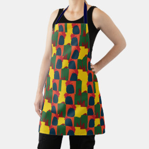 Colorful Painting Abstract Apron