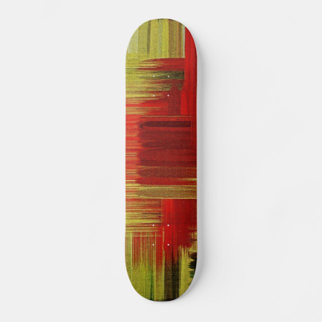 Colorful painting art Skateboard (Front)