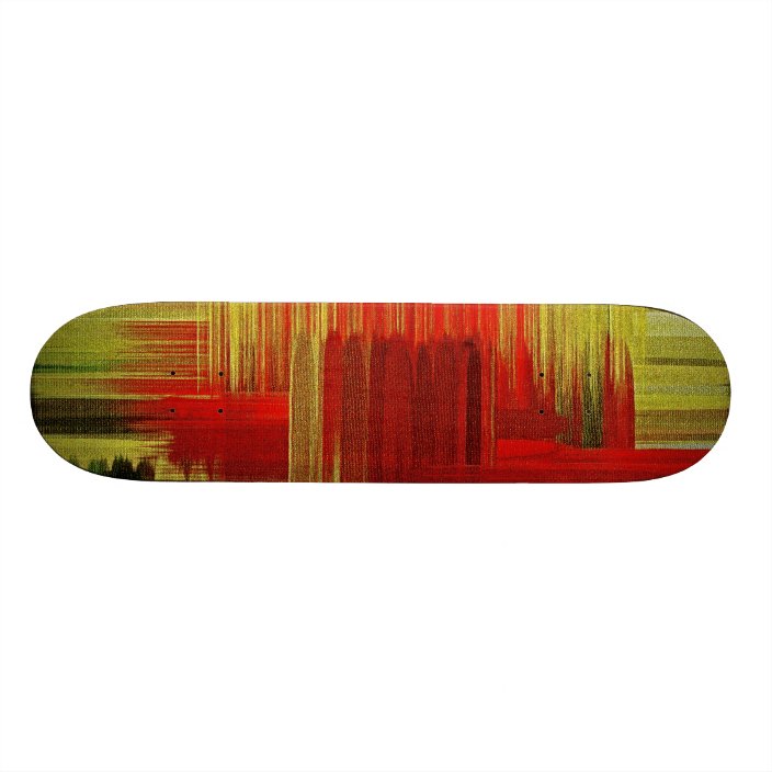 Colorful painting art Skateboard | Zazzle.com