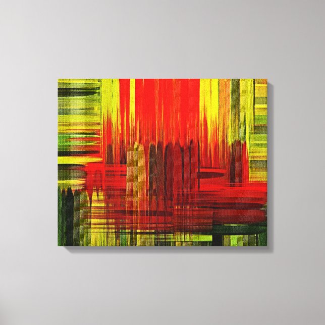 Colorful painting art - Wrapped canvas Print (Front)