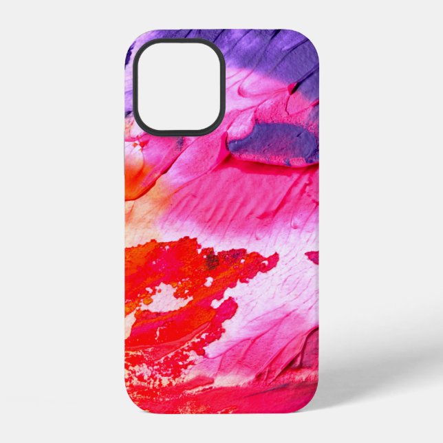Colorful painting background iphone case (Back)