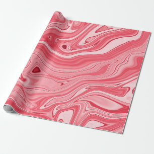 Colorful paintings of marbling, red marble ink pat wrapping paper