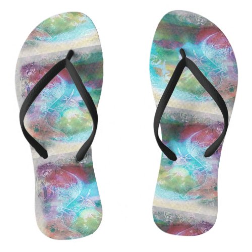 Colorful Pair of Flip Flops