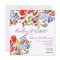 colorful paisley baby shower invitation