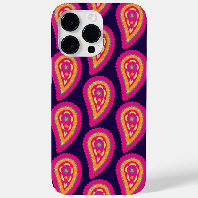Colorful Paisley Case-Mate iPhone Case (Back)