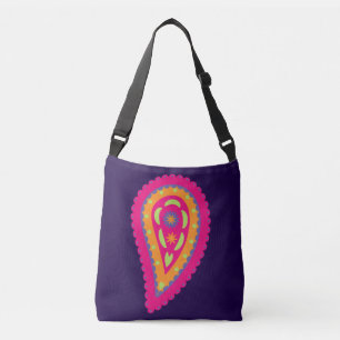 Colorful Paisley Crossbody Bag