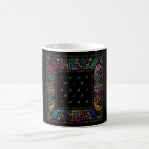 Colorful Paisley Design Coffee Mug