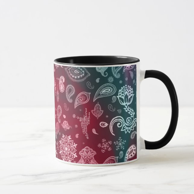 Colorful Paisley Mug (Right)