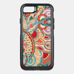 Colorful Paisley Ornament OtterBox Commuter iPhone SE/8/7 Case