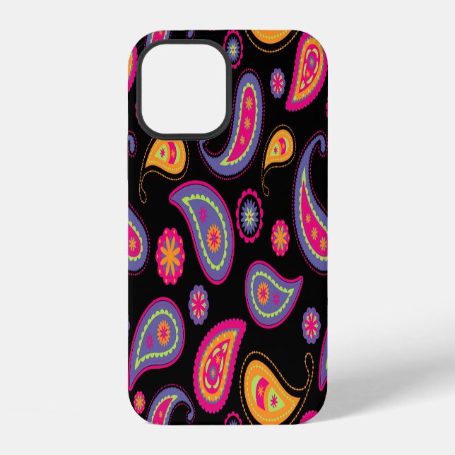 Colorful Paisley Pattern Iphone Case (Back)