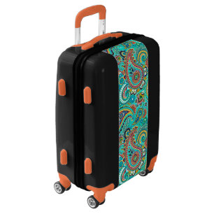 Colorful Paisley Pattern Luggage