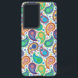 Colorful Paisley Pattern Samsung Galaxy S21 Ultra Case<br><div class="desc">Colorful retro paisley seamless pattern.</div>