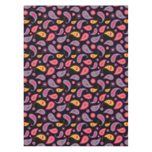 Colorful Paisley Pattern Tablecloth