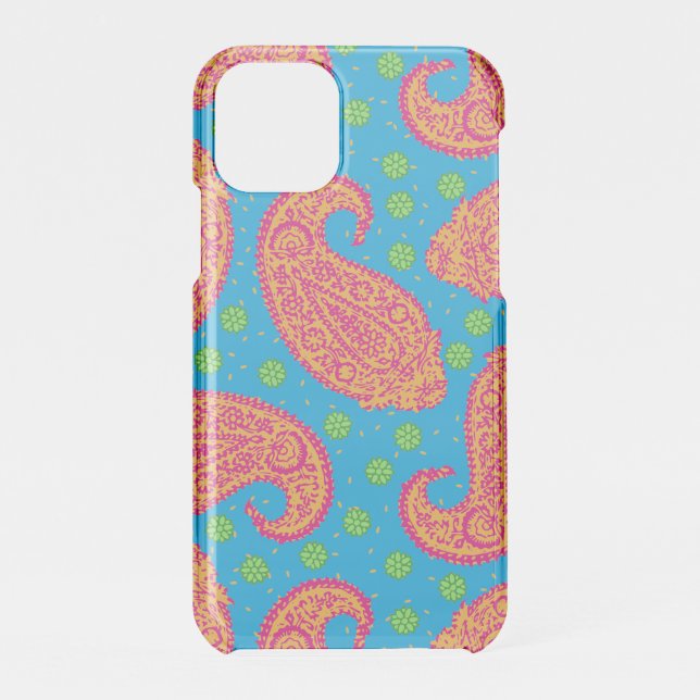 Colorful Paisley Pattern Uncommon iPhone Case (Back)
