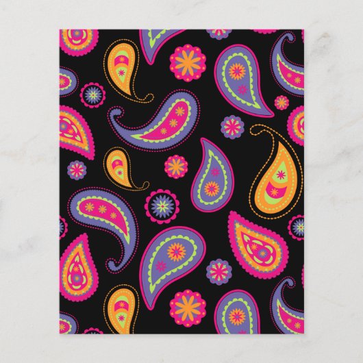 Colorful Paisley seamless Pattern (Front)