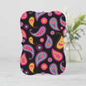Colorful Paisley seamless Pattern (Standing Front)