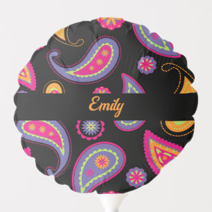 Colorful Paisley seamless Pattern Balloon