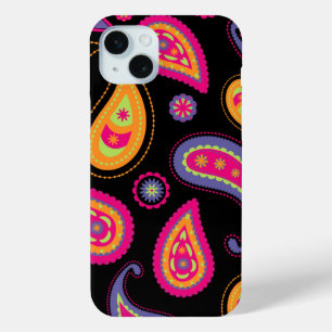 Colorful Paisley seamless Pattern iPhone 15 Plus Case