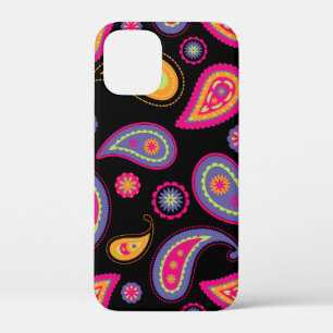 Colorful Paisley seamless Pattern iPhone 12 Mini Case