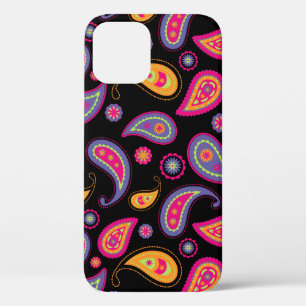 Colorful Paisley seamless Pattern iPhone 12 Case