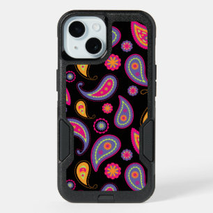 Colorful Paisley seamless Pattern iPhone 15 Case