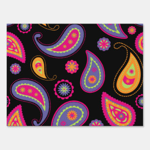 Colorful Paisley seamless Pattern Sign