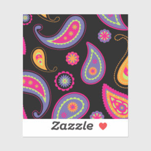 Colorful Paisley seamless Pattern Sticker