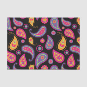 Colorful Paisley seamless Pattern Tissue Paper