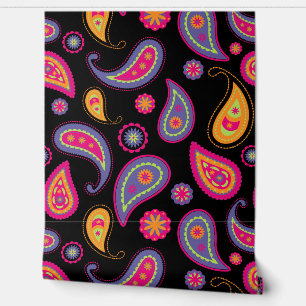 Colorful Paisley seamless Pattern Wallpaper