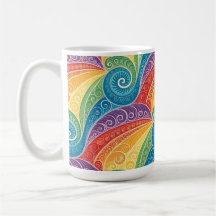 Colorful Paisley Swirl Pattern