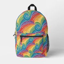 Colorful Paisley Swirl Pattern