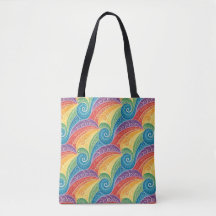 Colorful Paisley Swirl Pattern