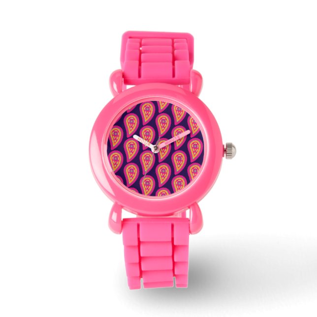Colorful Paisley Watch (Front)
