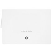 Colorful Palette Artist Greeting Card (Back Horizontal)