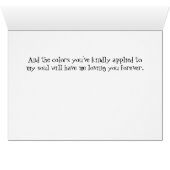 Colorful Palette Artist Greeting Card (Inside Horizontal (Bottom))