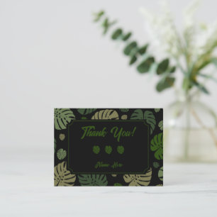 Colorful Palm Leaves Note Card