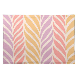 Colorful Palm Leaves Pattern Cloth Placemat