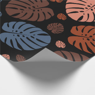 Colorful Palm Leaves Wrapping Paper