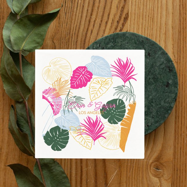 Colorful Palm Trees Napkins (Creator Uploaded)