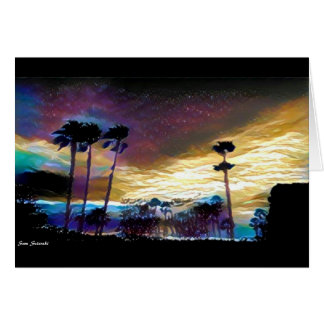 Colorful Palms Cards