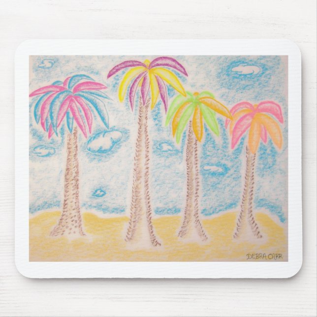 Colorful Palms-mousepad Mouse Pad (Front)