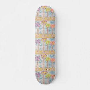 Colorful Palms-skateboard Skateboard Deck