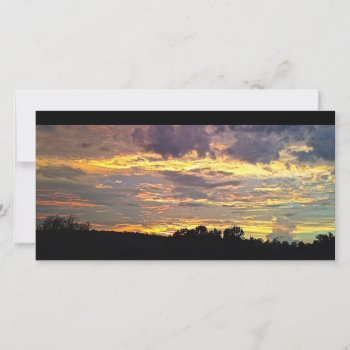 Colorful Panoramic Sunset by DesireeGriffiths at Zazzle