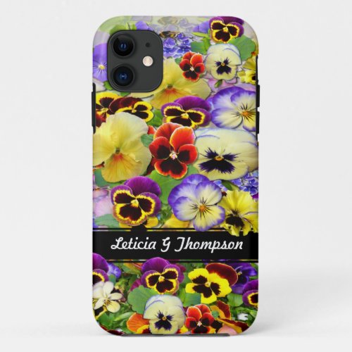 Colorful Pansies    iPhone 5 Barely There Case