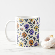 Colorful Pansy Pattern