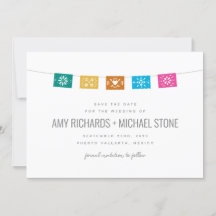 Colorful Papel Flat Card